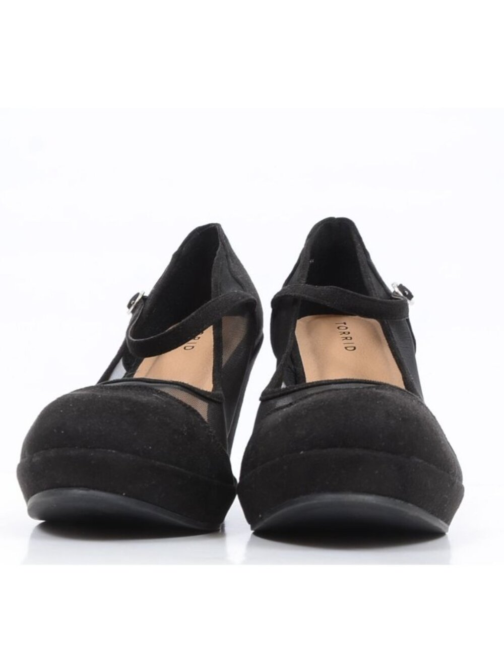 Torrid Mesh Platform Wedge Size 10 Extra Wide Width Fairy Whimsigoth Mary Jane - Picture 6 of 9